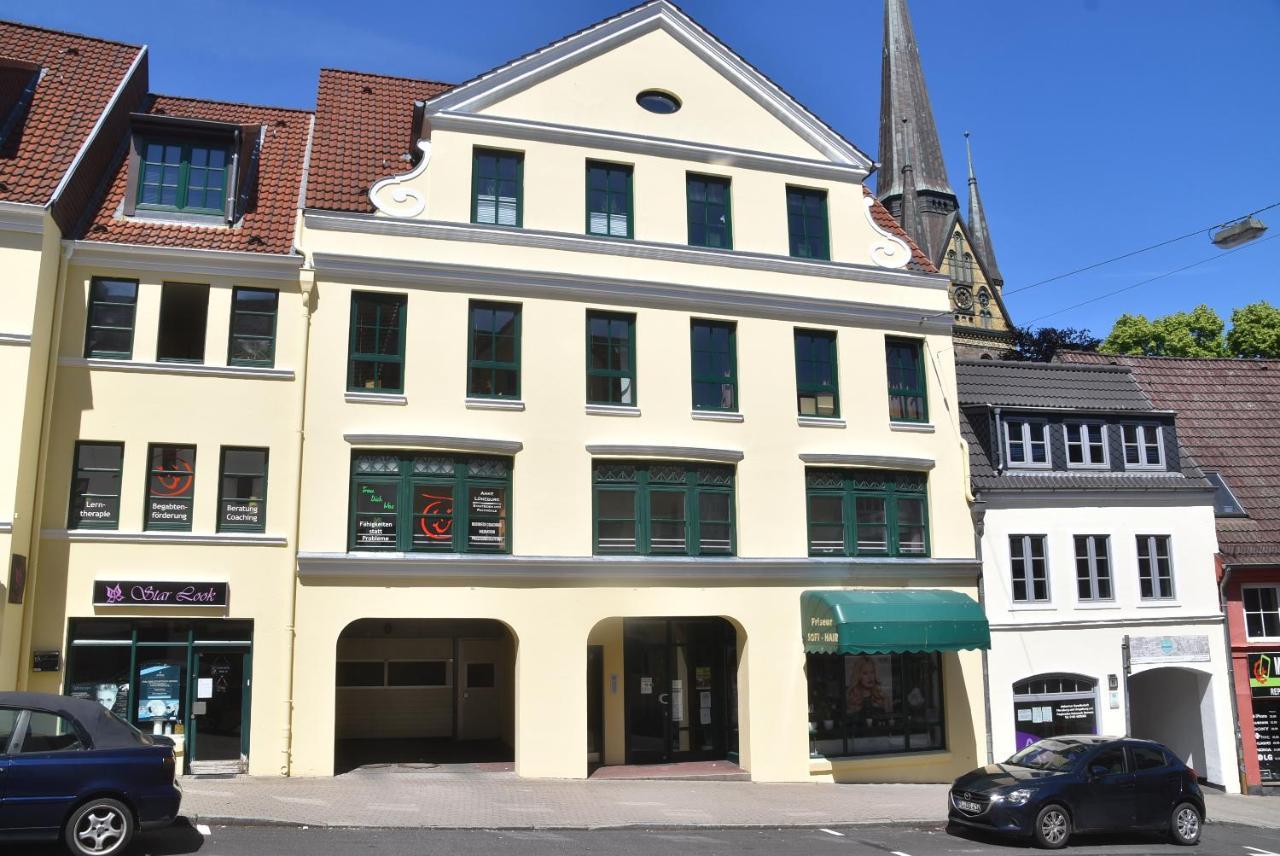 Fewo1846 - Atrium - Luxurioese Wohnung Mit 3 Schlafzimmern Und Balkon Im Stadtzentrum Flensburg Ngoại thất bức ảnh