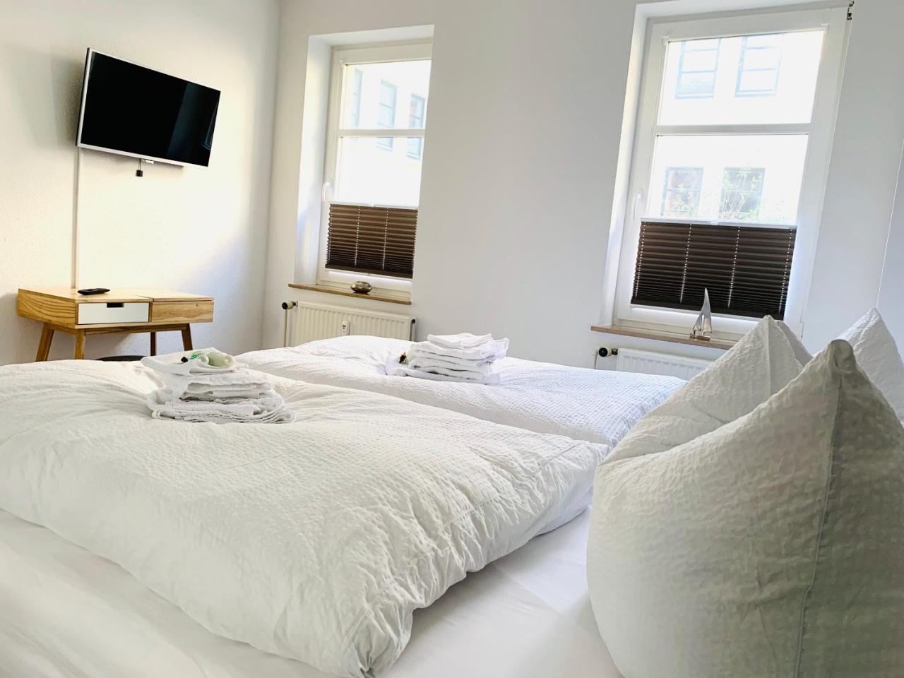 Fewo1846 - Atrium - Luxurioese Wohnung Mit 3 Schlafzimmern Und Balkon Im Stadtzentrum Flensburg Ngoại thất bức ảnh